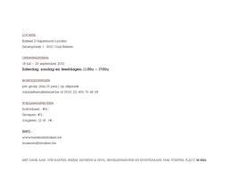 Art Project 'lucht is tastbaarder dan mijn gedachte' | 18 July - 26 September 2010 (flyer p4)